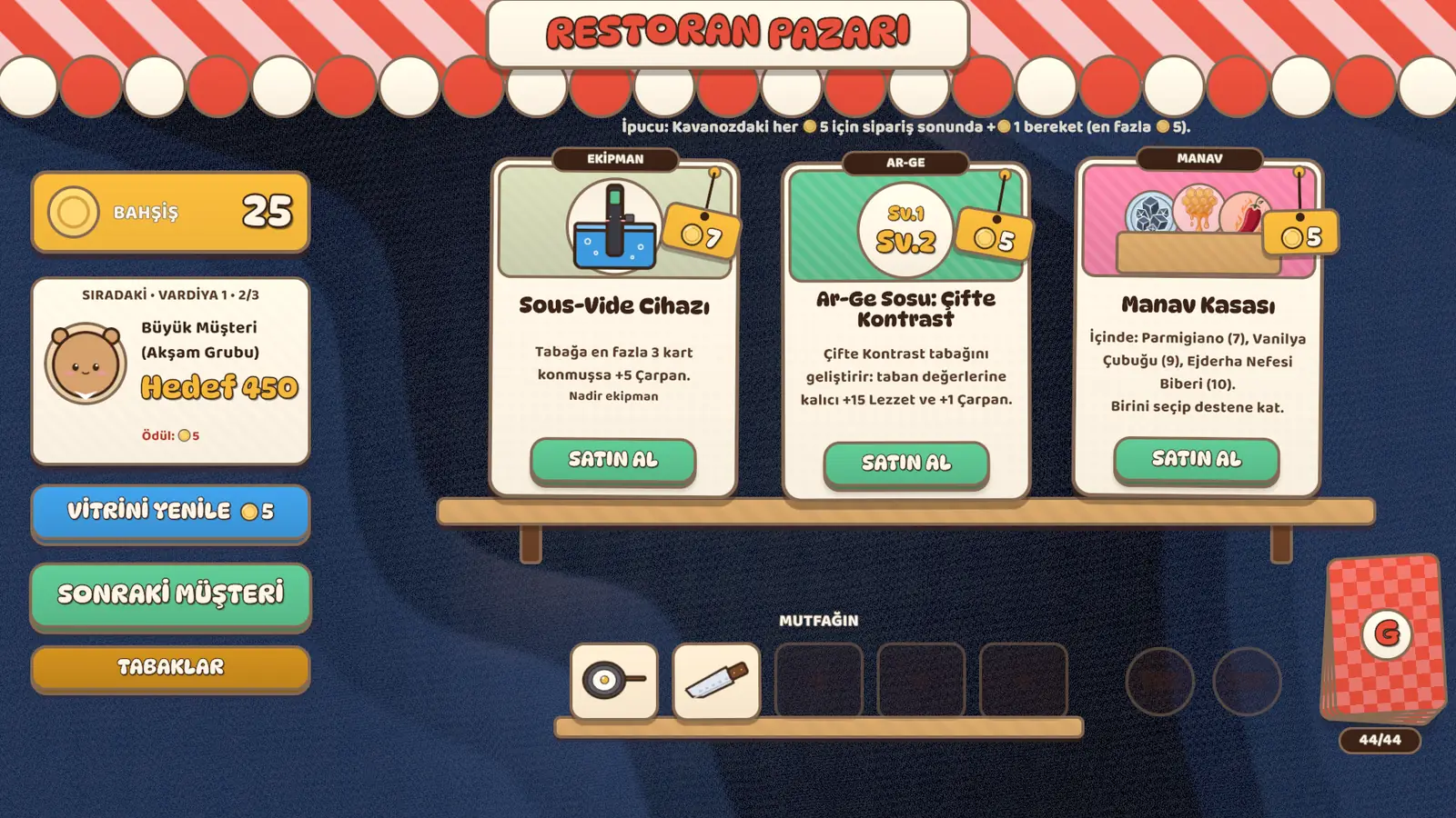 GASTRO: the market between customers