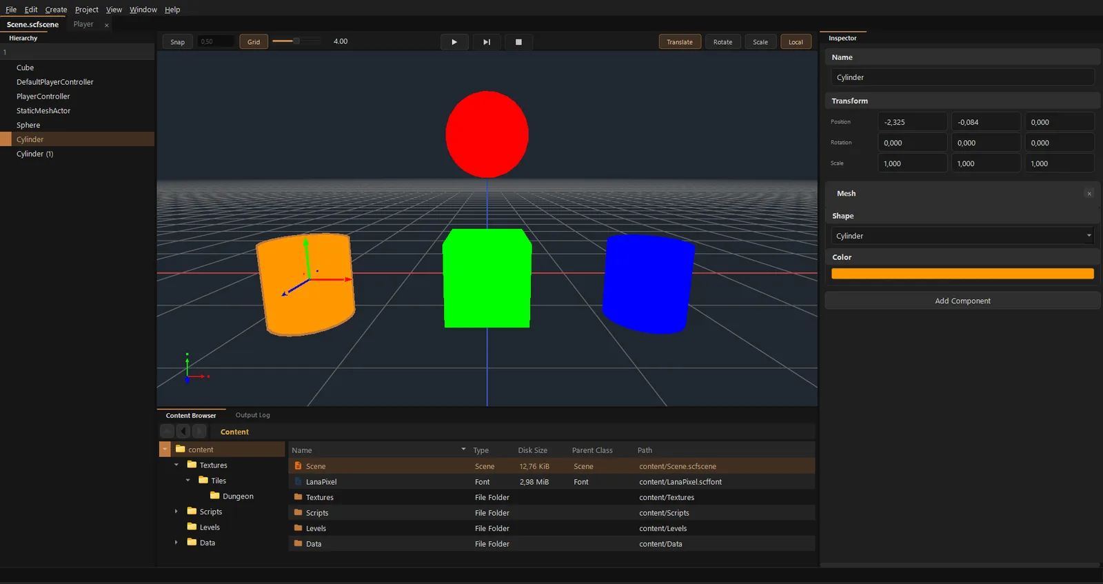 SCFramework screenshot